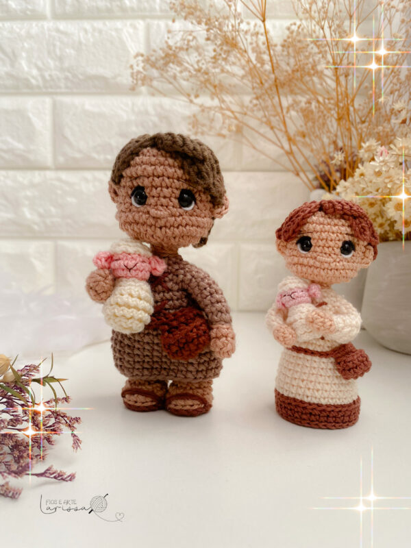 Mini Pastorzinho e sua baby ovelha